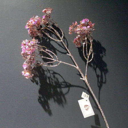 Goodwill Декоративная ветвь c цветами из пайеток, 58 см, розовый