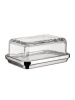 Alessi Butter dish Масленка со стеклянной крышкой, размеры: 16,5х11,5х7h см, цвет - прозрачный
