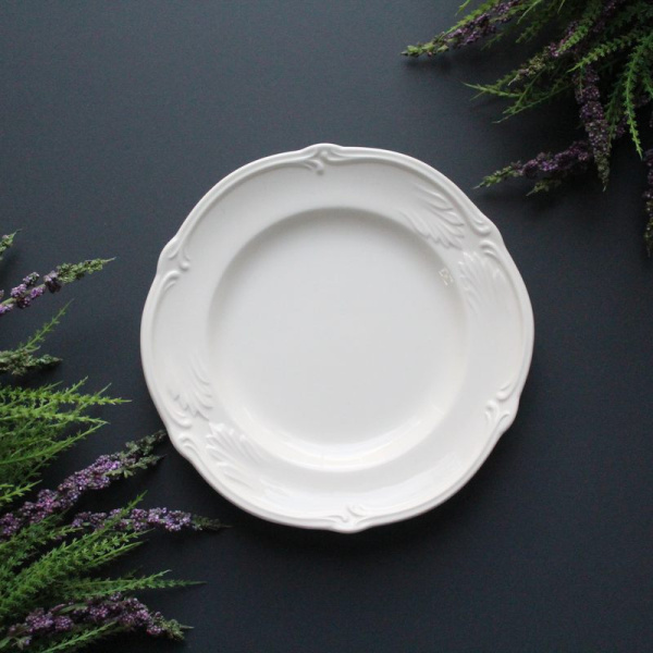 Gien Rocaille blanc Десертная тарелка, диаметр - 22 см, цвет - белый