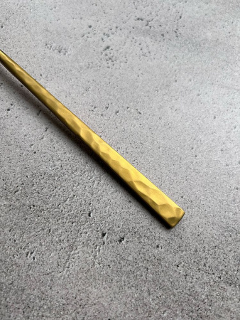 Degrenne Fuse Martele Laiton Столовая вилка, длина - 21,5 см, цвет - золотой