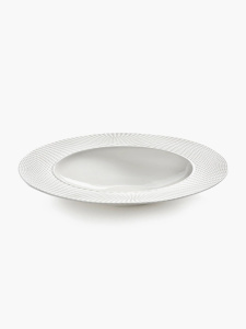 Serax Nido Набор из 2-х глубоких тарелок с рельефными полями, размеры: 24х24х4,3 см, цвет - белый