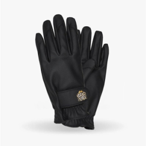 Garden Glory Садовые перчатки из эко-кожи Sparkling black, размер - L, цвет - черный