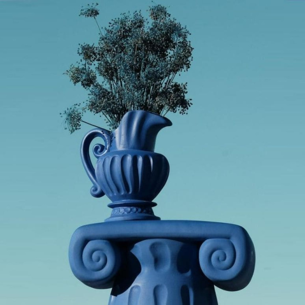 Seletti Caraffa Декоративный кувшин, размеры: 24x19х28h см, цвет - синий