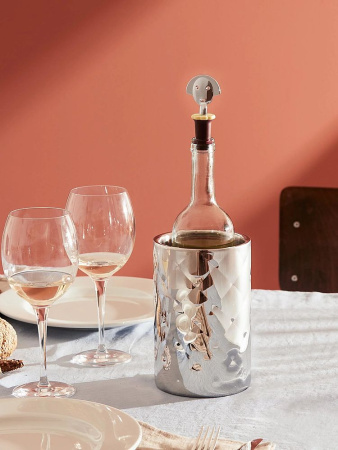 Alessi Anna G. Стоппер для бутылки, размеры: 4х4х10h см, цвет - голубой