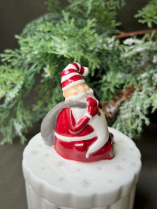 Boltze Gunnar Новогодняя шкатулка (тип 1), размеры: 9х13 см, цвет - белый, красный, серый