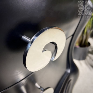 Creazioni Bertino Прикроватная тумба, 67х40х60 см, черный