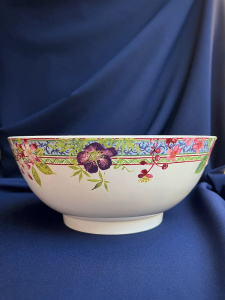 Gien Millefleurs Салатник, диаметр - 27 см, высота - 11,5 см, цвет - белый, разноцветный