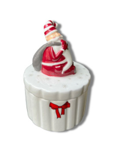 Boltze Gunnar Новогодняя шкатулка (тип 1), размеры: 9х13 см, цвет - белый, красный, серый