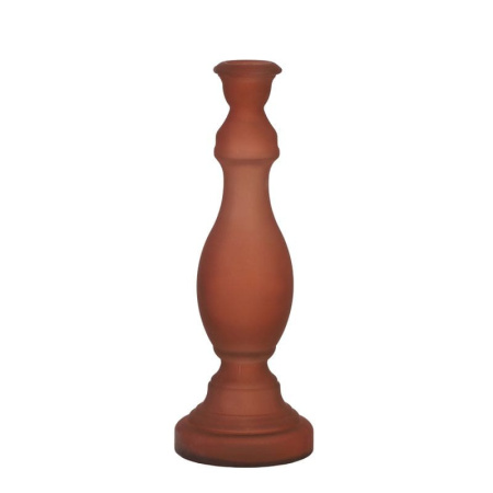 Light&Living Armilla Стеклянный подсвечник, 10,5х30 см, терракотовый