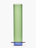 Serax Glass Towers Большая стеклянная ваза, размеры: 12,5х7х32,5h см, цвет - зеленый
