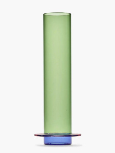 Serax Glass Towers Большая стеклянная ваза, размеры: 12,5х7х32,5h см, цвет - зеленый