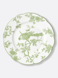 Bernardaud Albertine Десертная тарелка, диаметр - 21 см, цвет - белый, зеленый
