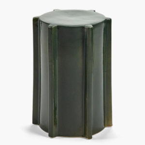 Serax Geometrical Pawn Керамический столик, размеры: 31х31х45h см, цвет - Green (темно-зеленый)