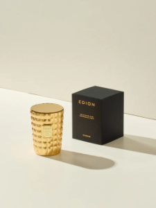 EDION Ароматическая свеча с ароматом №29 Montecarlo night, вес - 300г, цвет - золотой