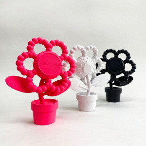 Ivanovartist Toy Artistflawer Керамическая статуэтка Черный цветок, высота - 20 см