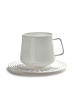 Serax Nido Набор из 4-х чайных пар, объем - 300 мл, диаметр блюдца - 14,5 см, цвет - белый