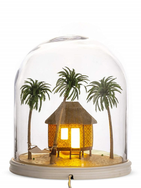 Seletti My Little Настольная лампа Holiday с куполом, размеры: 25,5х25,5х26,8h см