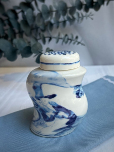 Seletti Classic on Acid Фарфоровый набор для специй Dots & Ginger, цвет - белый, синий