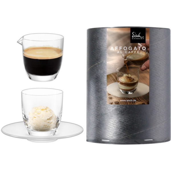 Eisch Coffe and tea Кофейный набор для аффогато, 100 мл, прозрачный