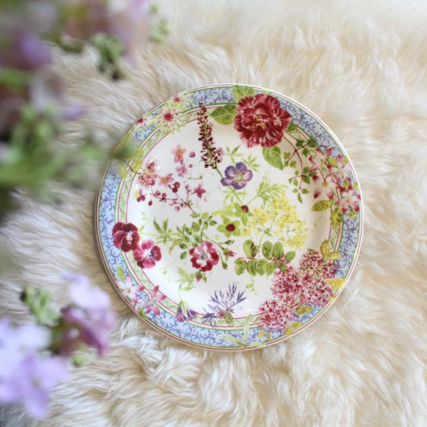 Gien Millefleurs Десертная тарелка, диаметр - 22 см, цвет - разноцветный