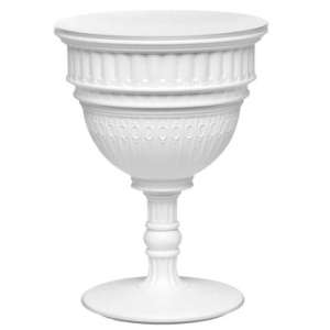 Qeeboo Capitol Кофейный столик, размеры: 44 x 44 x 60h см, цвет - белый матовый