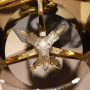 Kartell Bourgie Настольная лампа, 68 см, золотой