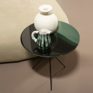 Baxter Liquid Кофейный столик, 40х40х44h см, черный, зеленый