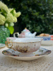 Seletti Hybrid Фарфоровая чайная пара Kannauj, 10,5х10,8х5,7 см, белый, черный, красный