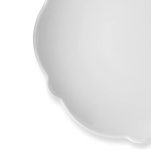 Alessi Dressed Фарфоровая десертная тарелка, диаметр - 20,5 см, цвет - белый