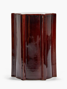 Serax Geometrical Pawn Керамический столик, размеры: 31х31х45h см, цвет - Dark Brown (темно-коричн)