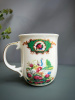Seletti Hybrid Фарфоровая кружка Anastasia с жар-птицей и рыбами, размеры: 8,5x8,5x10 см