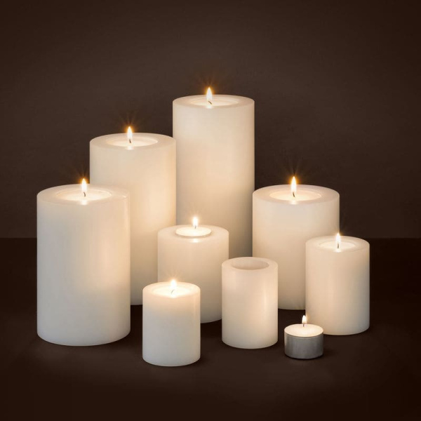 Eichholtz Artificial Candle Декоративная круглая свеча, размер - 7x7х9см, белый