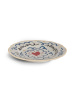 Bitossi Home Passion Fruit Тарелка для канапе или хлеба с декором Cuore (Сердце), диаметр - 16,5 см