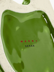Serax MARNI Owl L Большая ваза Сова, размеры: 19,5х19,5х30h см, цвет - зеленый