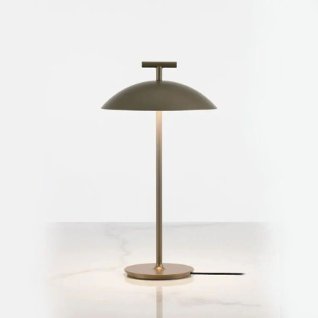Kartell Mini Geen-A Настольная лампа, размеры: 20x20x36,5 см, цвет - бронзовый