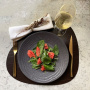 Revol Arborescence Фарфоровая тарелка для основного блюда, 28 см, черный