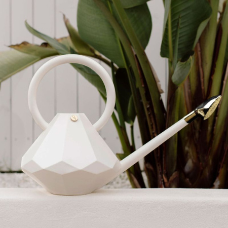 Garden Glory Лейка с распылитем, объем - 8 л, размеры: 52х40h см, цвет - белый (Crystal)