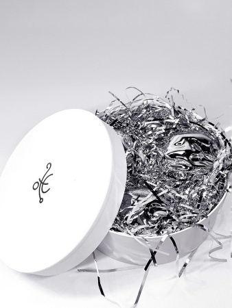 Чуть Чуда Стеклянная елочная игрушка ручной работы 