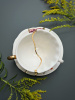 Seletti Kintsugi Фарфоровая чайная пара с двумя ручками, цвет - белый, золотой