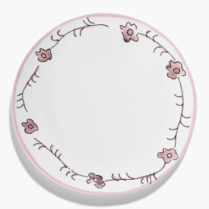 Serax Marni Midnight Flowers Набор из 2-х тарелок с рисунком Dark Viola MF, диаметр - 24 см