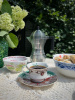 Seletti Hybrid Chucuito Фарфоровая кофейная пара для эспрессо, цвет - коричневый, изумрудный
