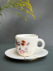 Seletti Kintsugi Фарфоровая кофейная пара для эспрессо, цвет - белый, красный, синий, золотой