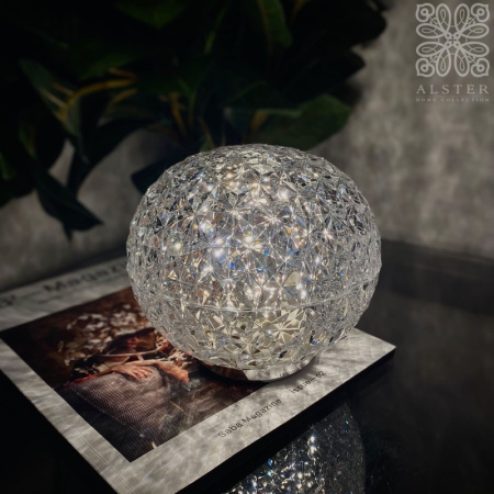 Kartell Mini Planet Настольная лампа, 16 см, прозрачный