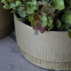 D&M Depot Loop Набор из 2 кашпо, 21х17 см, золотой