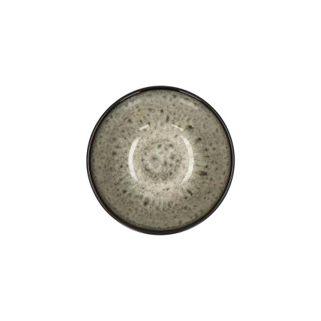 Pomax MIRHA JASPER Пиала для подачи джема, орешков, меда, диаметр - 11,2 см, цвет - черный,бежевый