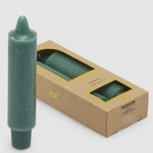 EDG Набор из 2-х свечей, высота - 15 см, цвет - бордовый