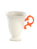 Seletti I-Wares Фарфоровая кружка, размеры: 10х10х11,5h см, цвет - белый, оранжевый