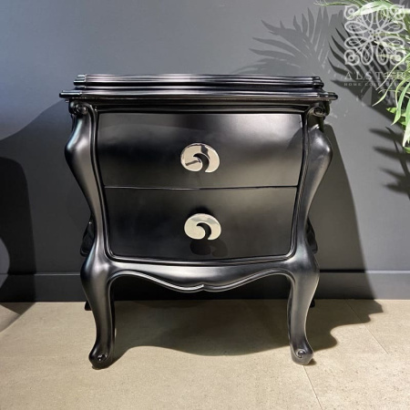 Creazioni Bertino Прикроватная тумба, 67х40х60 см, черный