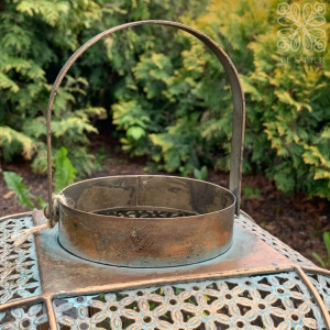 Boltze Violo Набор из 2 металлических фонарей - подсвечников, 38-49 см, состаренный золотой