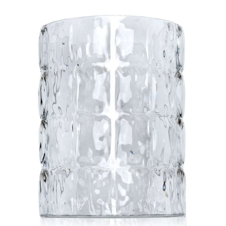 Kartell Matelasse Ваза из полиметалакрилата, 23х23х30h см, прозрачный